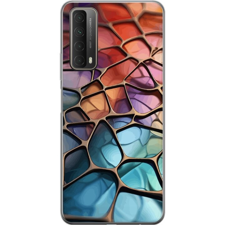 Mobile case for Huawei P smart 2021 with Metallic pattern design in the group SMARTPHONE & TABLETS / Phone cases / Huawei/Honor at TP E-commerce Nordic AB (A52710)