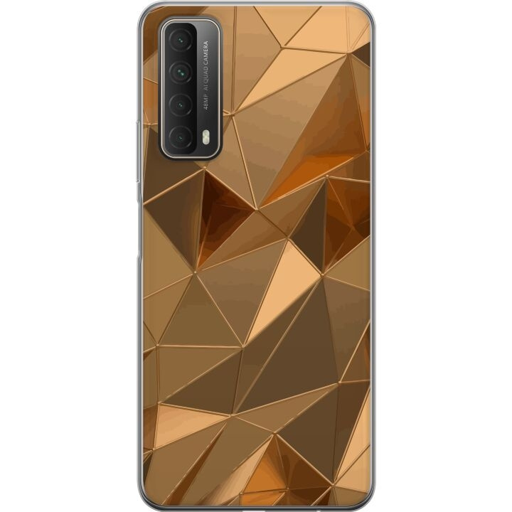 Mobile case for Huawei P smart 2021 with 3D Gold design in the group SMARTPHONE & TABLETS / Phone cases / Huawei/Honor at TP E-commerce Nordic AB (A52724)