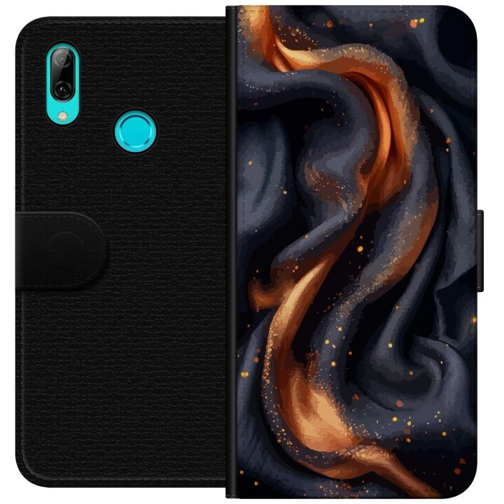 Wallet case for Huawei P smart 2019 with Fiery silk design in the group SMARTPHONE & TABLETS / Phone cases / Huawei/Honor at TP E-commerce Nordic AB (A52728)