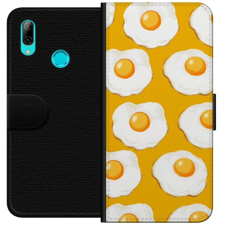 Wallet case for Huawei P smart 2019 with Fried egg design in the group SMARTPHONE & TABLETS / Phone cases / Huawei/Honor at TP E-commerce Nordic AB (A52729)