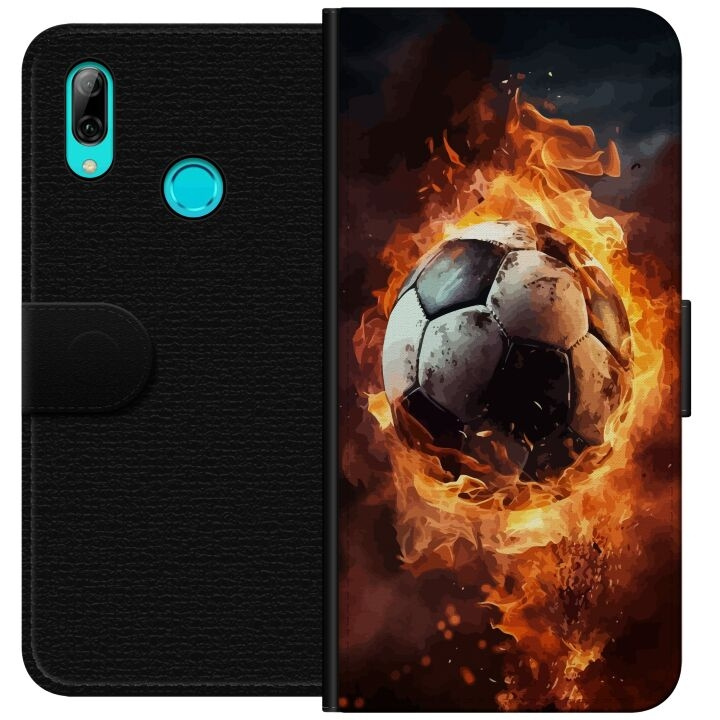 Wallet case for Huawei P smart 2019 with Football design in the group SMARTPHONE & TABLETS / Phone cases / Huawei/Honor at TP E-commerce Nordic AB (A52748)