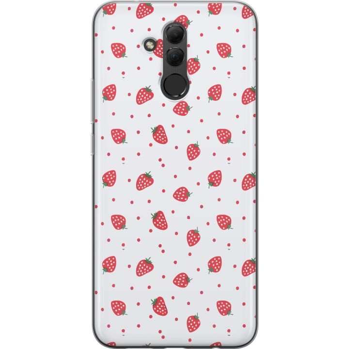 Mobile case for Huawei Mate 20 lite with Strawberries design in the group SMARTPHONE & TABLETS / Phone cases / Huawei/Honor at TP E-commerce Nordic AB (A52798)