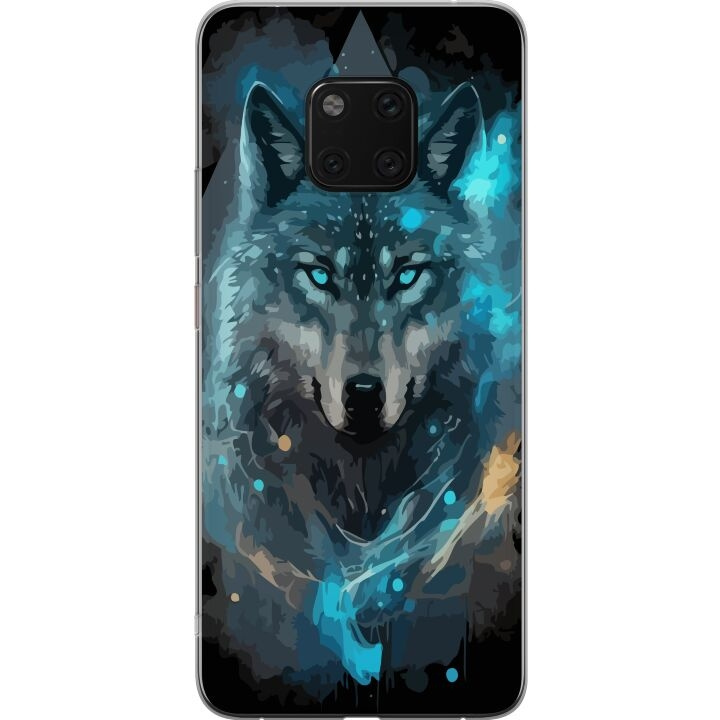 Mobile case for Huawei Mate 20 Pro with Wolf design in the group SMARTPHONE & TABLETS / Phone cases / Huawei/Honor at TP E-commerce Nordic AB (A52840)