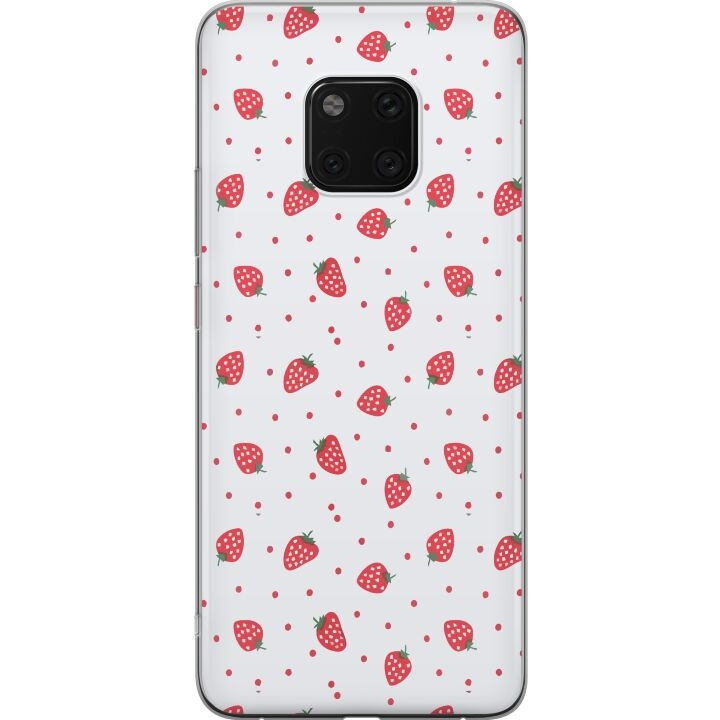 Mobile case for Huawei Mate 20 Pro with Strawberries design in the group SMARTPHONE & TABLETS / Phone cases / Huawei/Honor at TP E-commerce Nordic AB (A52852)