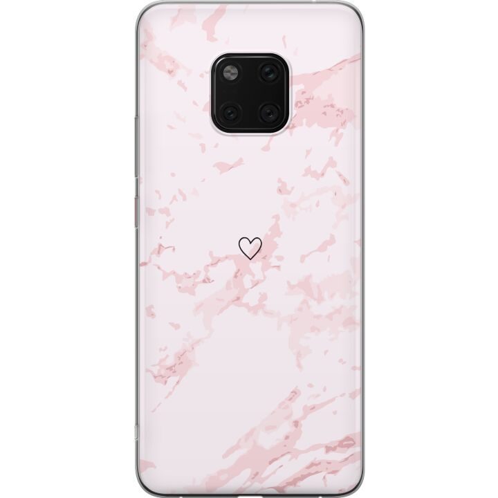 Mobile case for Huawei Mate 20 Pro with Pink Heart design in the group SMARTPHONE & TABLETS / Phone cases / Huawei/Honor at TP E-commerce Nordic AB (A52858)