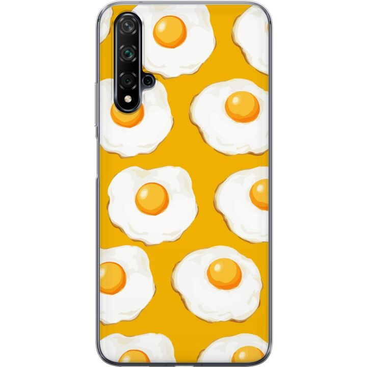 Mobile case for Huawei nova 5T with Fried egg design in the group SMARTPHONE & TABLETS / Phone cases / Huawei/Honor at TP E-commerce Nordic AB (A52918)