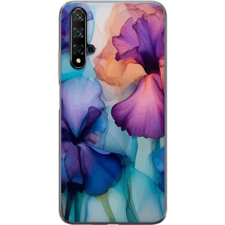 Mobile case for Huawei nova 5T with Magical flowers design in the group SMARTPHONE & TABLETS / Phone cases / Huawei/Honor at TP E-commerce Nordic AB (A52919)