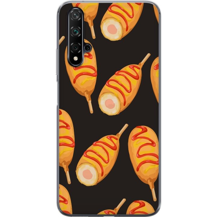 Mobile case for Huawei nova 5T with Chicken drumstick design in the group SMARTPHONE & TABLETS / Phone cases / Huawei/Honor at TP E-commerce Nordic AB (A52925)