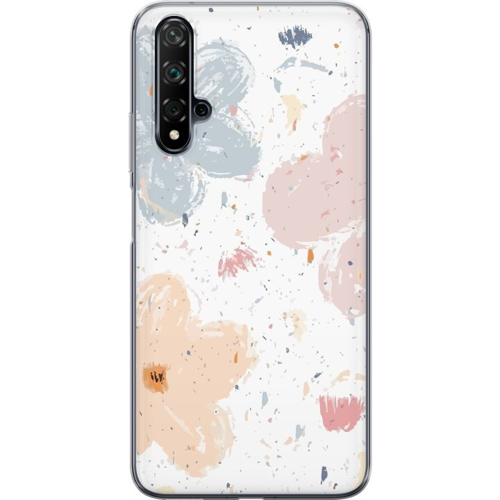 Mobile case for Huawei nova 5T with Flowers design in the group SMARTPHONE & TABLETS / Phone cases / Huawei/Honor at TP E-commerce Nordic AB (A52928)