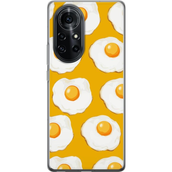 Mobile case for Huawei nova 8 Pro with Fried egg design in the group SMARTPHONE & TABLETS / Phone cases / Huawei/Honor at TP E-commerce Nordic AB (A52972)