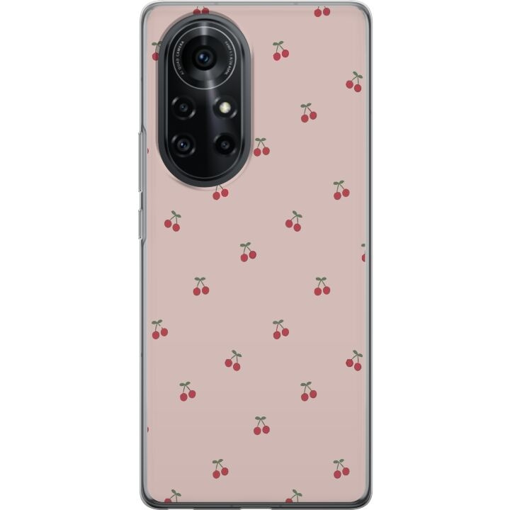 Mobile case for Huawei nova 8 Pro with Cherry design in the group SMARTPHONE & TABLETS / Phone cases / Huawei/Honor at TP E-commerce Nordic AB (A52977)