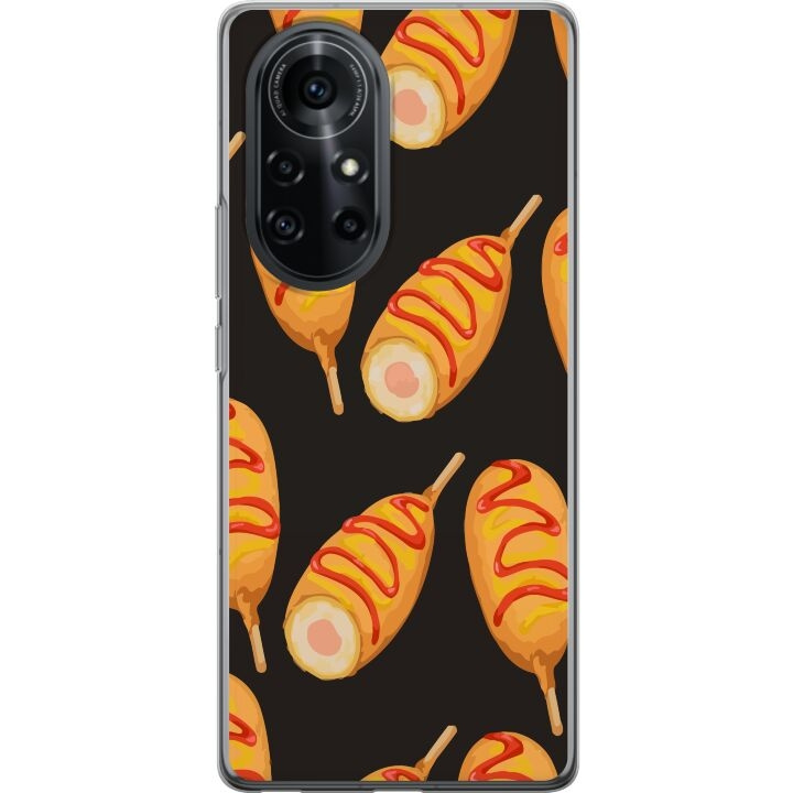 Mobile case for Huawei nova 8 Pro with Chicken drumstick design in the group SMARTPHONE & TABLETS / Phone cases / Huawei/Honor at TP E-commerce Nordic AB (A52979)