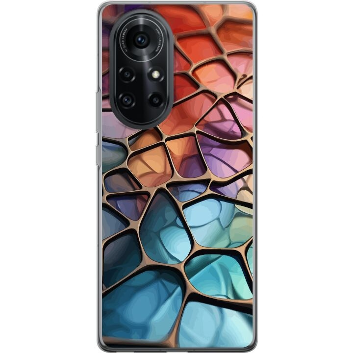 Mobile case for Huawei nova 8 Pro with Metallic pattern design in the group SMARTPHONE & TABLETS / Phone cases / Huawei/Honor at TP E-commerce Nordic AB (A52980)