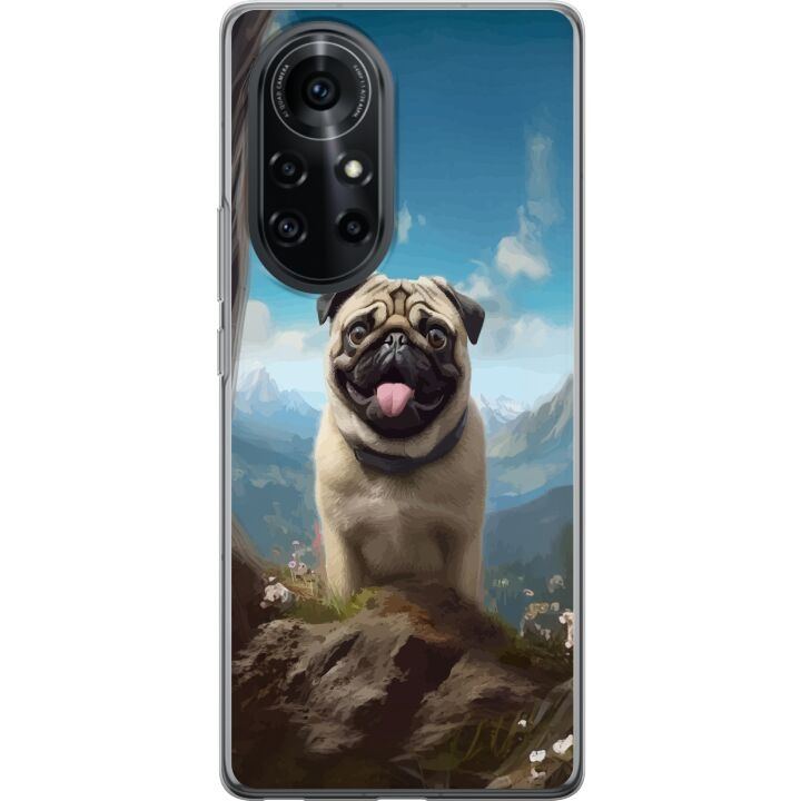 Mobile case for Huawei nova 8 Pro with Happy Dog design in the group SMARTPHONE & TABLETS / Phone cases / Huawei/Honor at TP E-commerce Nordic AB (A52988)