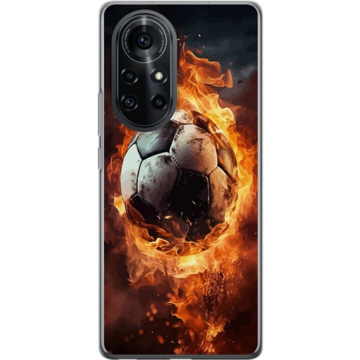 Mobile case for Huawei nova 8 Pro with Football design in the group SMARTPHONE & TABLETS / Phone cases / Huawei/Honor at TP E-commerce Nordic AB (A52991)