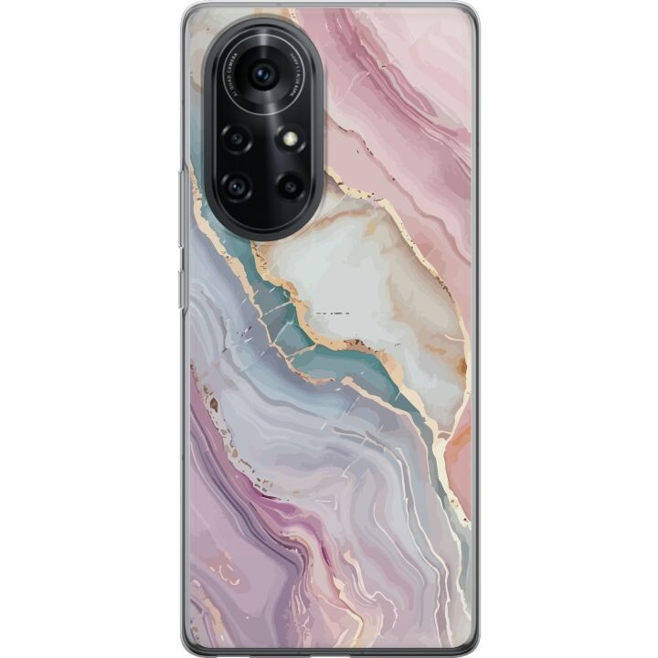 Mobile case for Huawei nova 8 Pro with Marble design in the group SMARTPHONE & TABLETS / Phone cases / Huawei/Honor at TP E-commerce Nordic AB (A52992)