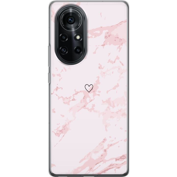 Mobile case for Huawei nova 8 Pro with Pink Heart design in the group SMARTPHONE & TABLETS / Phone cases / Huawei/Honor at TP E-commerce Nordic AB (A52993)