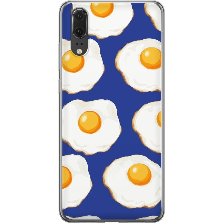 Mobile case for Huawei P20 with Fried eggs design in the group SMARTPHONE & TABLETS / Phone cases / Huawei/Honor at TP E-commerce Nordic AB (A53030)