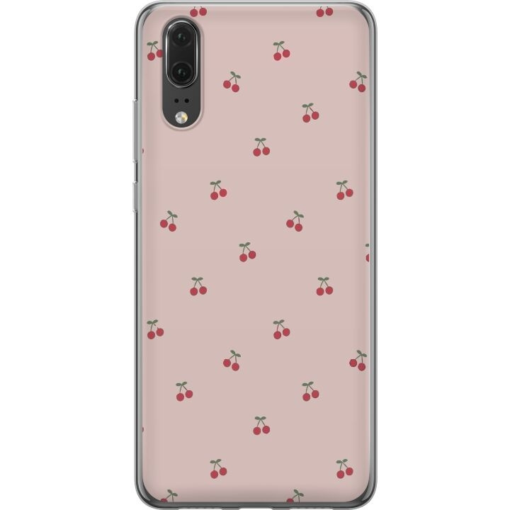 Mobile case for Huawei P20 with Cherry design in the group SMARTPHONE & TABLETS / Phone cases / Huawei/Honor at TP E-commerce Nordic AB (A53031)