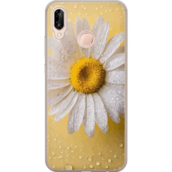 Mobile case for Huawei P20 lite with Porslinsblomma design in the group SMARTPHONE & TABLETS / Phone cases / Huawei/Honor at TP E-commerce Nordic AB (A53078)