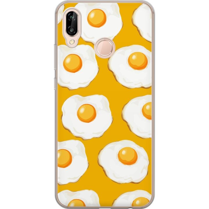 Mobile case for Huawei P20 lite with Fried egg design in the group SMARTPHONE & TABLETS / Phone cases / Huawei/Honor at TP E-commerce Nordic AB (A53080)