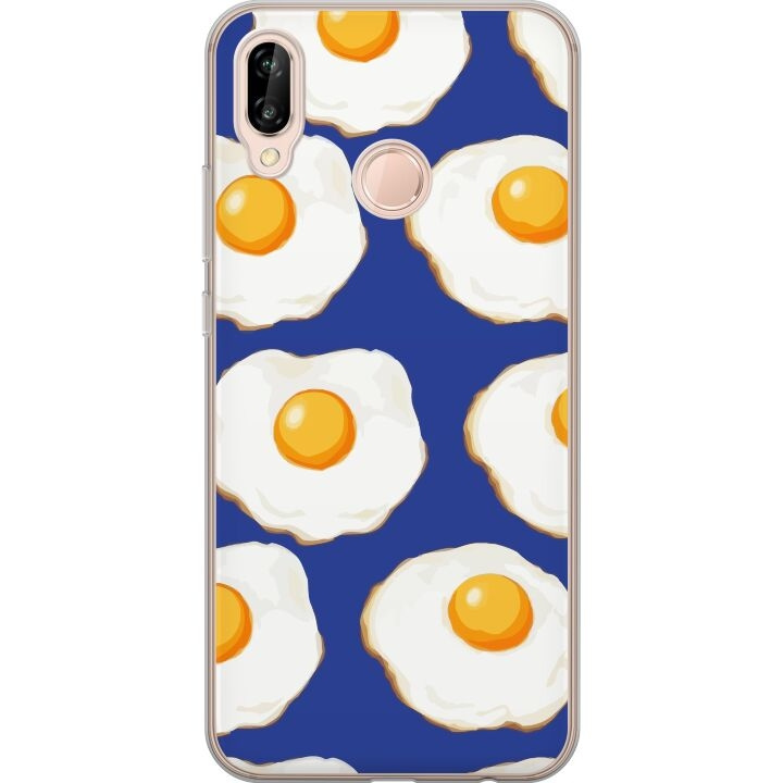 Mobile case for Huawei P20 lite with Fried eggs design in the group SMARTPHONE & TABLETS / Phone cases / Huawei/Honor at TP E-commerce Nordic AB (A53084)