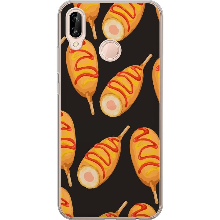 Mobile case for Huawei P20 lite with Chicken drumstick design in the group SMARTPHONE & TABLETS / Phone cases / Huawei/Honor at TP E-commerce Nordic AB (A53087)