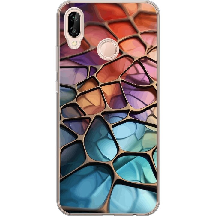 Mobile case for Huawei P20 lite with Metallic pattern design in the group SMARTPHONE & TABLETS / Phone cases / Huawei/Honor at TP E-commerce Nordic AB (A53088)