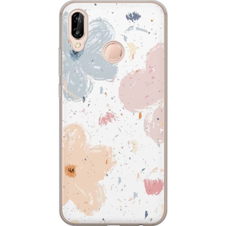 Mobile case for Huawei P20 lite with Flowers design in the group SMARTPHONE & TABLETS / Phone cases / Huawei/Honor at TP E-commerce Nordic AB (A53090)