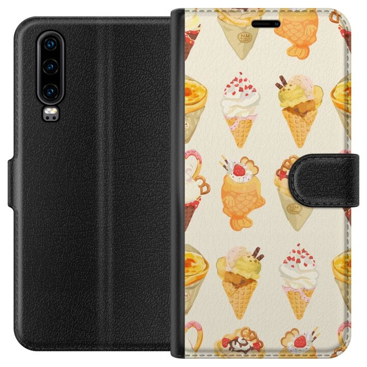 Wallet case for Huawei P30 with Glassy design in the group SMARTPHONE & TABLETS / Phone cases / Huawei/Honor at TP E-commerce Nordic AB (A53170)