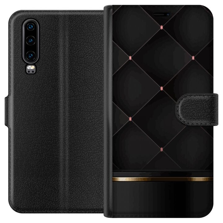 Wallet case for Huawei P30 with Luxury line design in the group SMARTPHONE & TABLETS / Phone cases / Huawei/Honor at TP E-commerce Nordic AB (A53174)