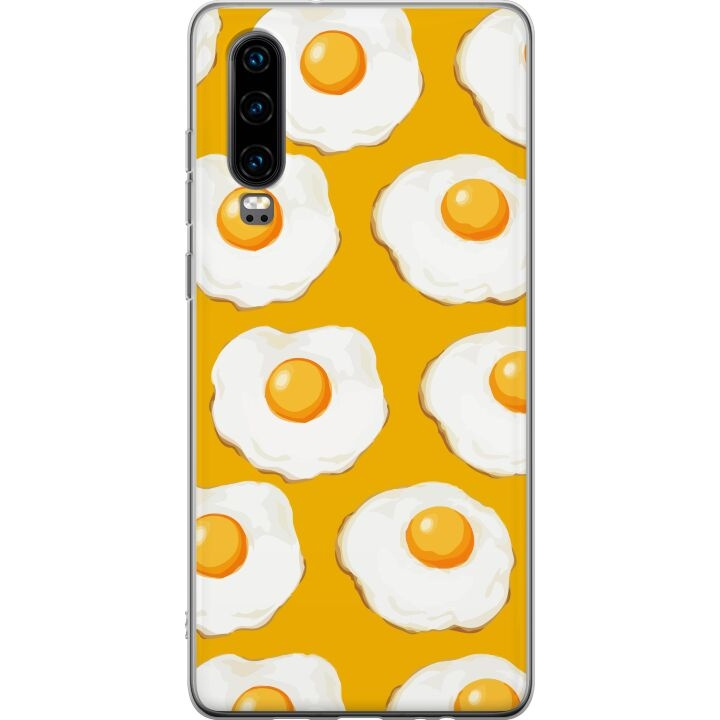 Mobile case for Huawei P30 with Fried egg design in the group SMARTPHONE & TABLETS / Phone cases / Huawei/Honor at TP E-commerce Nordic AB (A53188)