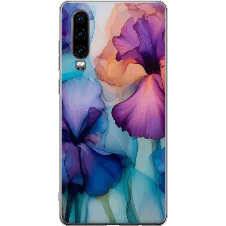 Mobile case for Huawei P30 with Magical flowers design in the group SMARTPHONE & TABLETS / Phone cases / Huawei/Honor at TP E-commerce Nordic AB (A53189)