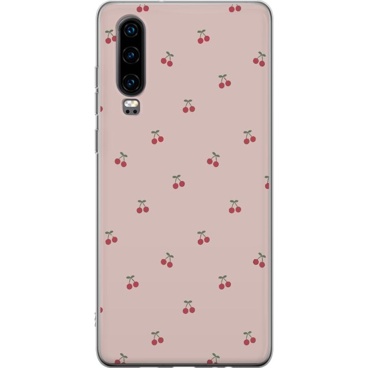 Mobile case for Huawei P30 with Cherry design in the group SMARTPHONE & TABLETS / Phone cases / Huawei/Honor at TP E-commerce Nordic AB (A53193)