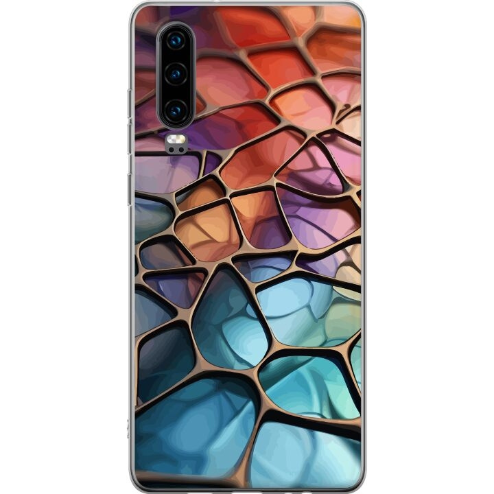 Mobile case for Huawei P30 with Metallic pattern design in the group SMARTPHONE & TABLETS / Phone cases / Huawei/Honor at TP E-commerce Nordic AB (A53196)