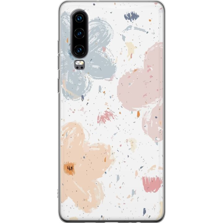 Mobile case for Huawei P30 with Flowers design in the group SMARTPHONE & TABLETS / Phone cases / Huawei/Honor at TP E-commerce Nordic AB (A53198)