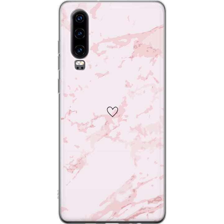 Mobile case for Huawei P30 with Pink Heart design in the group SMARTPHONE & TABLETS / Phone cases / Huawei/Honor at TP E-commerce Nordic AB (A53209)