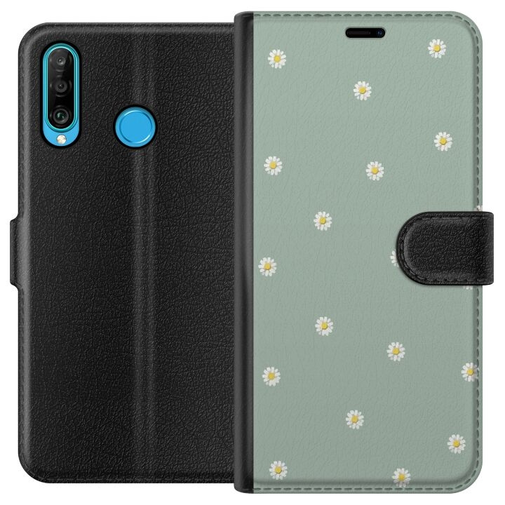 Wallet case for Huawei P30 lite with Priest\'s collars design in the group SMARTPHONE & TABLETS / Phone cases / Huawei/Honor at TP E-commerce Nordic AB (A53217)