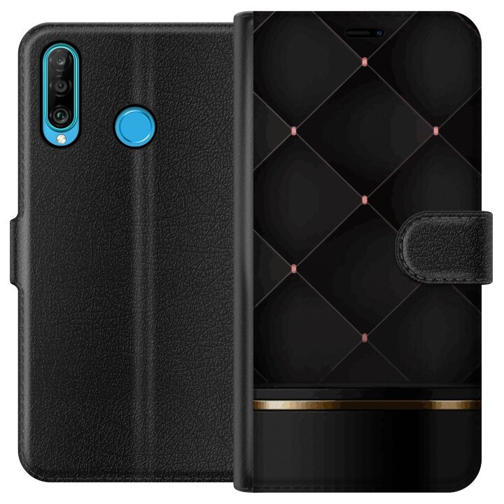 Wallet case for Huawei P30 lite with Luxury line design in the group SMARTPHONE & TABLETS / Phone cases / Huawei/Honor at TP E-commerce Nordic AB (A53228)