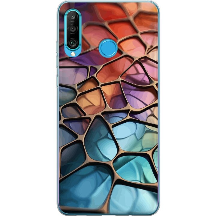 Mobile case for Huawei P30 lite with Metallic pattern design in the group SMARTPHONE & TABLETS / Phone cases / Huawei/Honor at TP E-commerce Nordic AB (A53250)