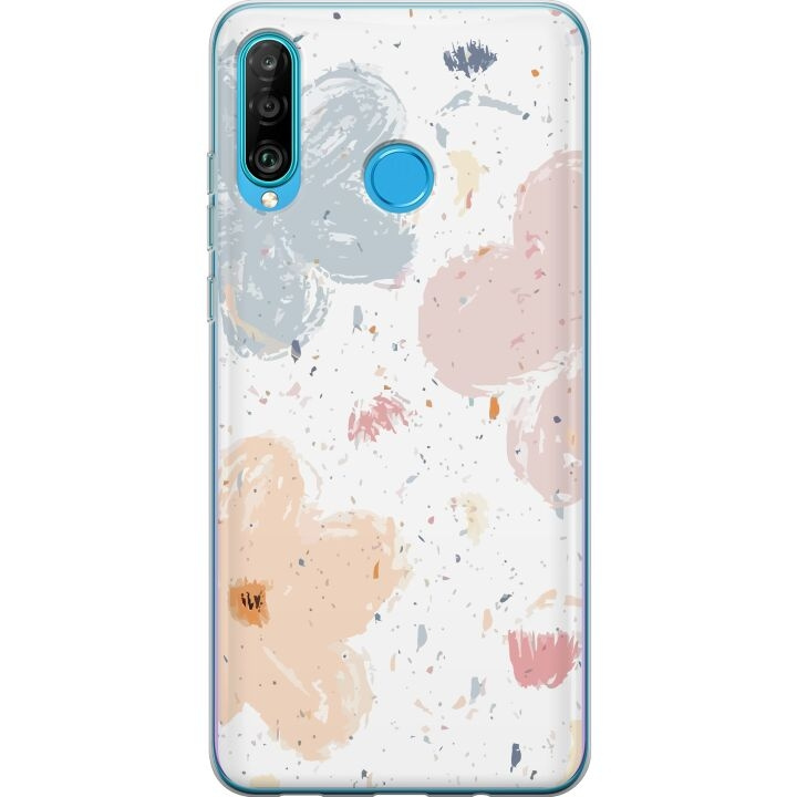 Mobile case for Huawei P30 lite with Flowers design in the group SMARTPHONE & TABLETS / Phone cases / Huawei/Honor at TP E-commerce Nordic AB (A53252)