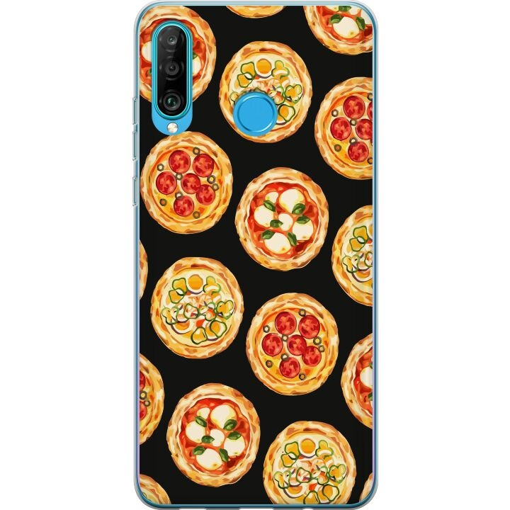 Mobile case for Huawei P30 lite with Pizza design in the group SMARTPHONE & TABLETS / Phone cases / Huawei/Honor at TP E-commerce Nordic AB (A53253)