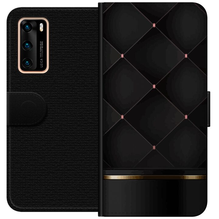 Wallet case for Huawei P40 with Luxury line design in the group SMARTPHONE & TABLETS / Phone cases / Huawei/Honor at TP E-commerce Nordic AB (A53336)