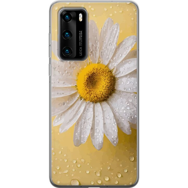 Mobile case for Huawei P40 with Porslinsblomma design in the group SMARTPHONE & TABLETS / Phone cases / Huawei/Honor at TP E-commerce Nordic AB (A53348)