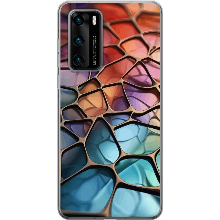 Mobile case for Huawei P40 with Metallic pattern design in the group SMARTPHONE & TABLETS / Phone cases / Huawei/Honor at TP E-commerce Nordic AB (A53358)