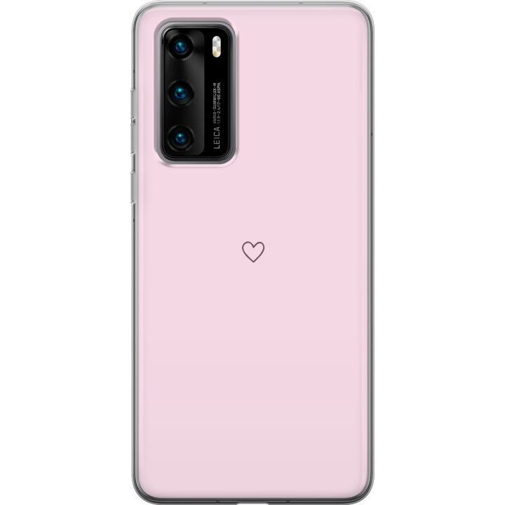 Mobile case for Huawei P40 with Heart design in the group SMARTPHONE & TABLETS / Phone cases / Huawei/Honor at TP E-commerce Nordic AB (A53367)