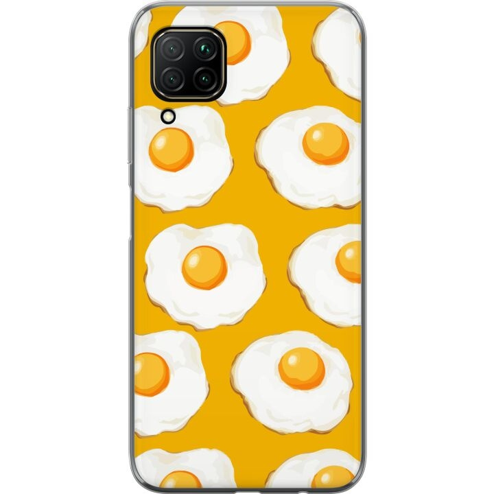 Mobile case for Huawei P40 lite with Fried egg design in the group SMARTPHONE & TABLETS / Phone cases / Huawei/Honor at TP E-commerce Nordic AB (A53404)