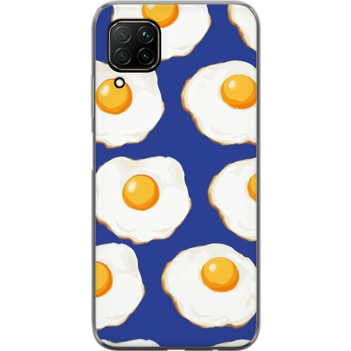 Mobile case for Huawei P40 lite with Fried eggs design in the group SMARTPHONE & TABLETS / Phone cases / Huawei/Honor at TP E-commerce Nordic AB (A53408)