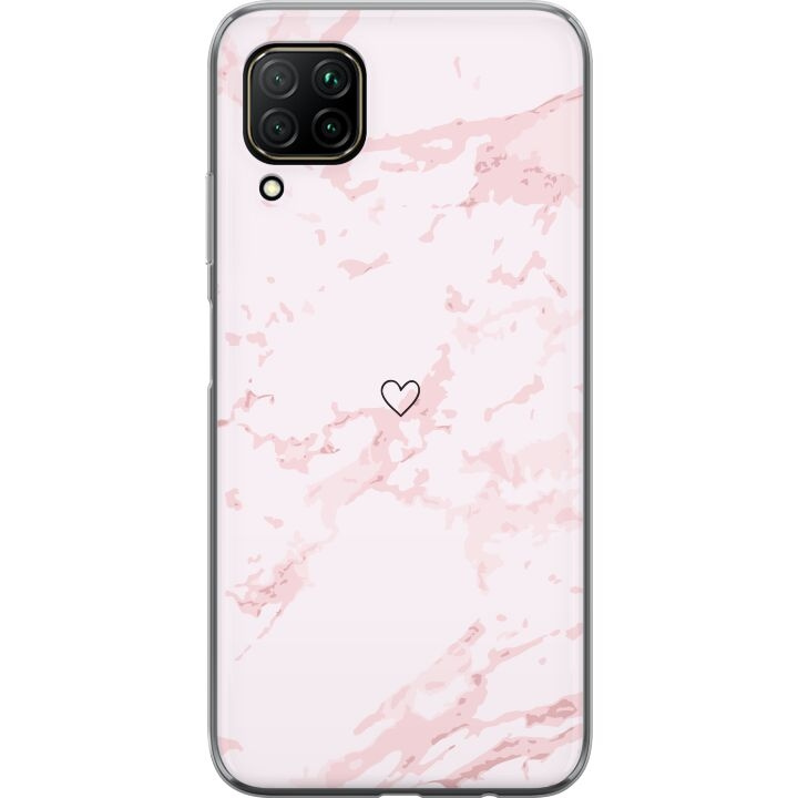 Mobile case for Huawei P40 lite with Pink Heart design in the group SMARTPHONE & TABLETS / Phone cases / Huawei/Honor at TP E-commerce Nordic AB (A53425)