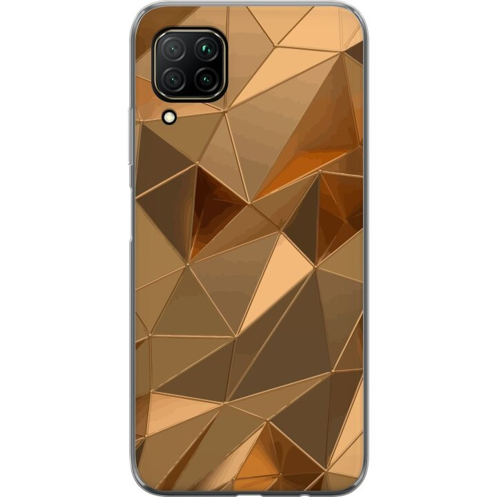 Mobile case for Huawei P40 lite with 3D Gold design in the group SMARTPHONE & TABLETS / Phone cases / Huawei/Honor at TP E-commerce Nordic AB (A53426)